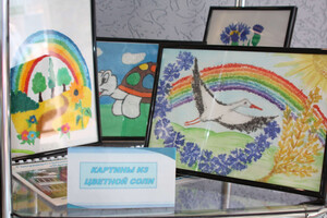 Детский сад 34 Мозыря. Картины из цветной соли