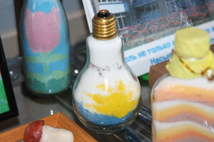 Детский сад 34 Мозыря. Цветная соль в лампочке