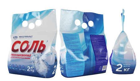 Соль гранулированная для посудомоечных машин в новой удобной упаковке
