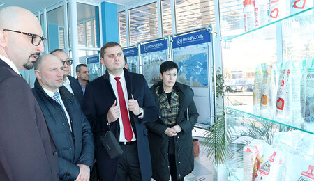 ОАО «Мозырьсоль» посетила деловая группа из г. Черкассы