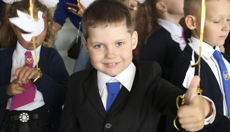 1 сентября в школу вместе с Мозырьсоль